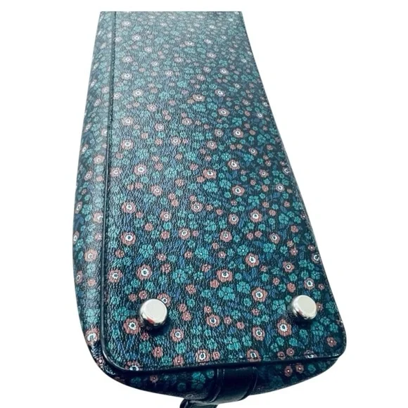 Coach Sierra Satchel Ranch Floral Tea Rose Print Limited Edition Domed Bag $395 - Picture 7 of 14